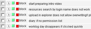 Some issues editable in place.