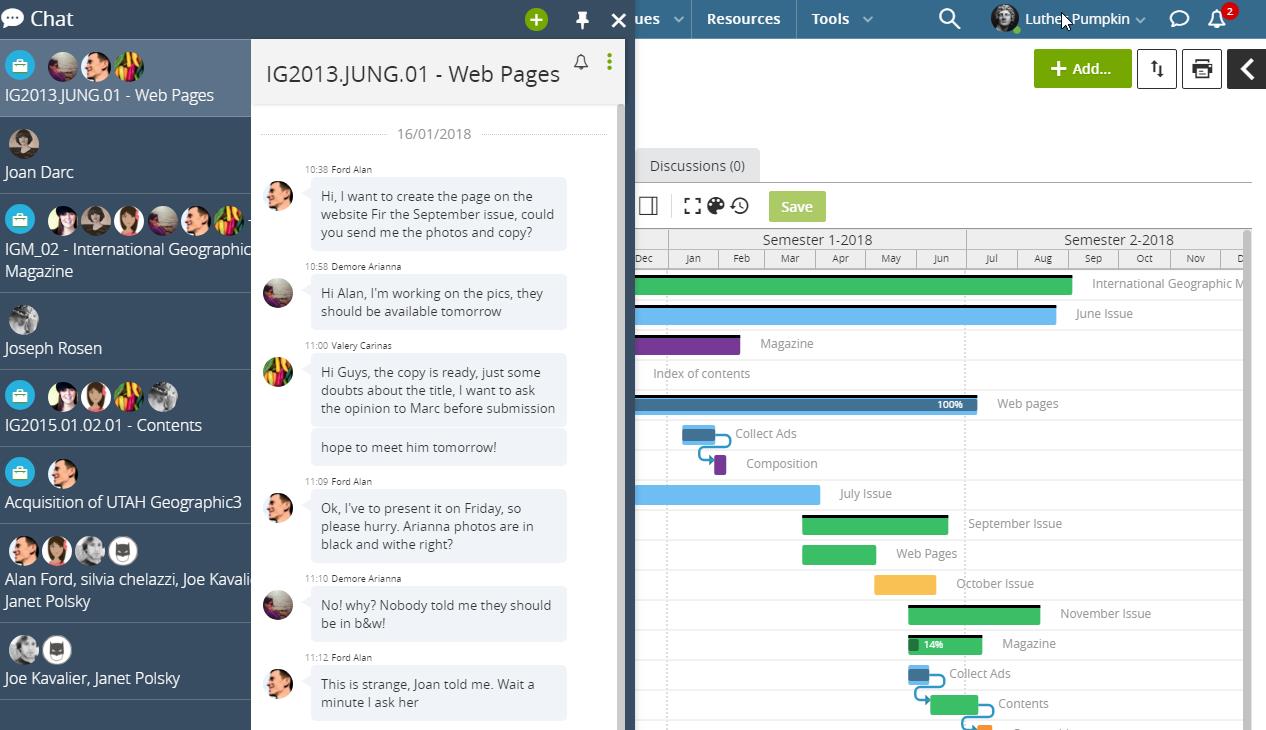 Twproject 6.3: Semplifica la Comunicazione con le Chat di Progetto!